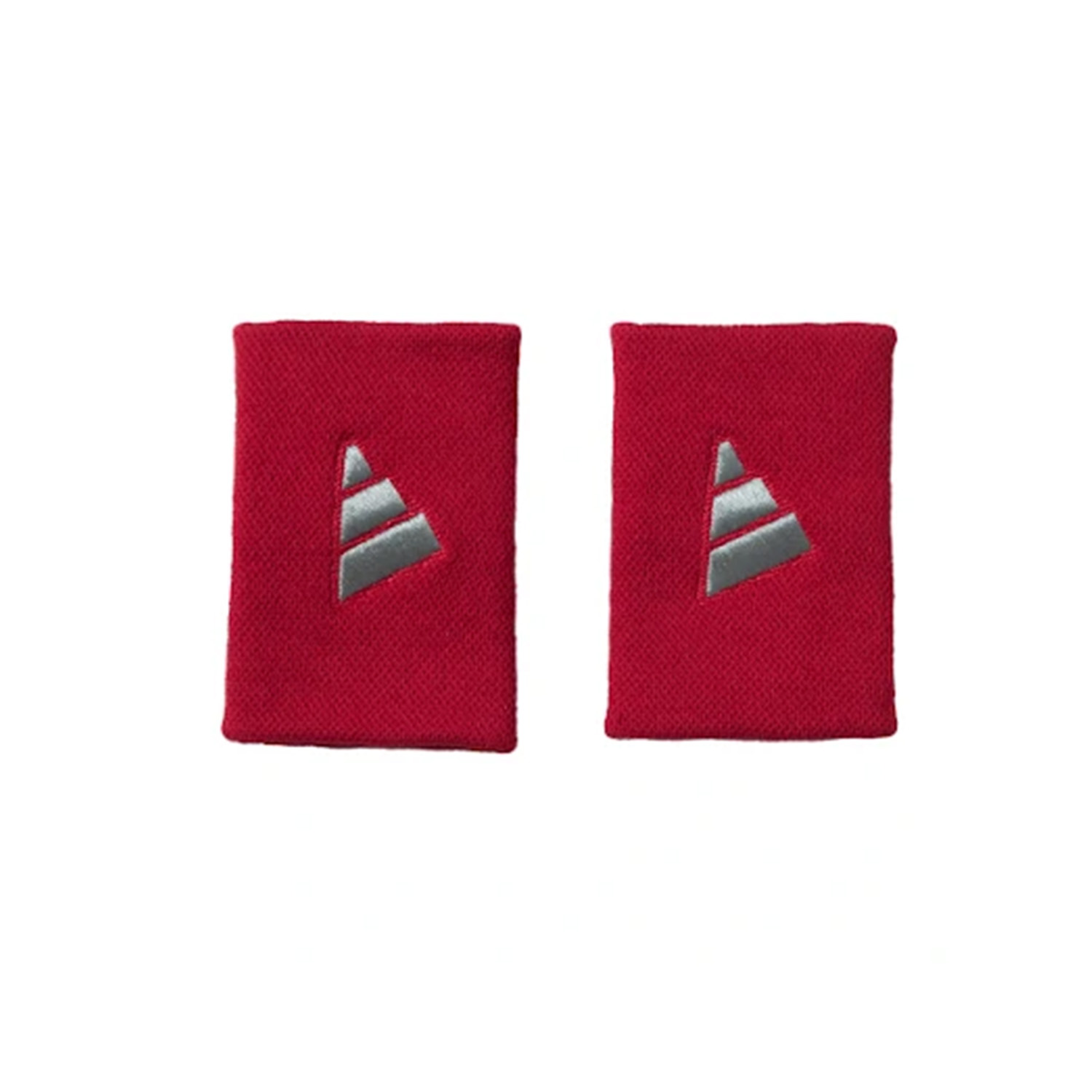 Adidas Red Short Wristbands (X2)